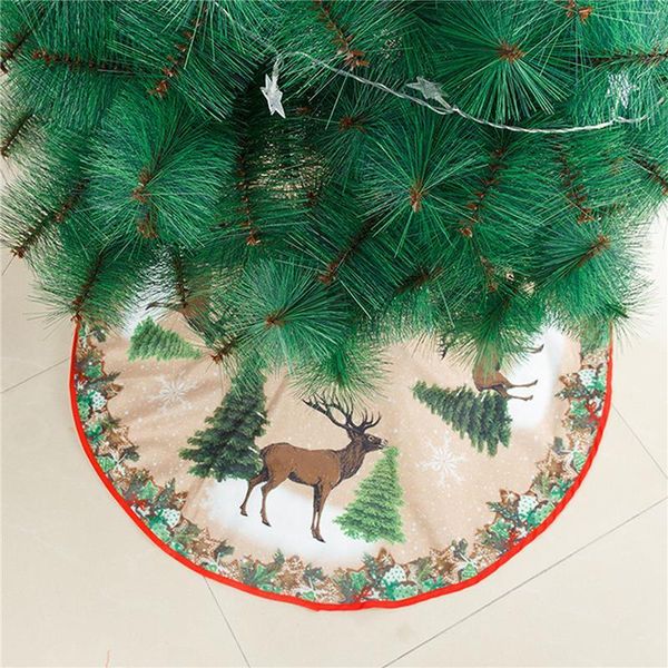 

christmas decorations tree skirt decoration xmas floor mat cover home party decor year supplies ornaments 2021