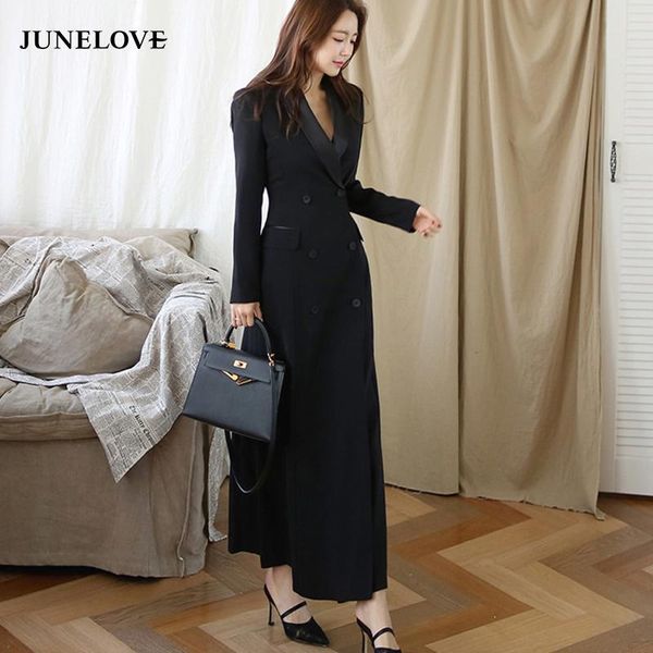 

women's trench coats autumn winter office lady runway designer formal women long coat vintage double breasted wrap black maxi outwear, Tan;black