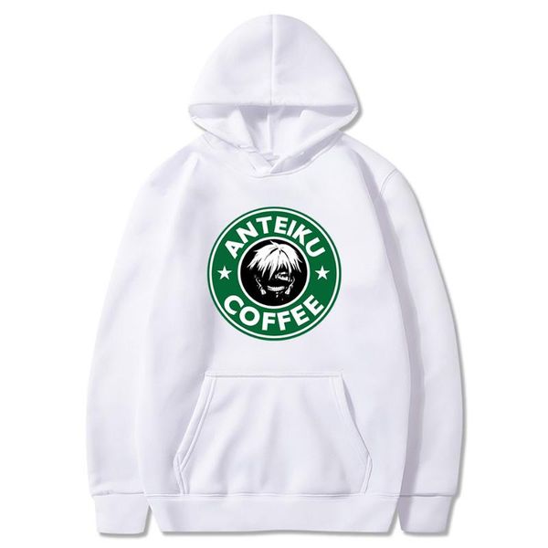 

men's hoodies & sweatshirts kawaii anime cartoon tokyo ghoul mannen vrouwen gedrukt pulloves lange mouw plus size katoen, Black