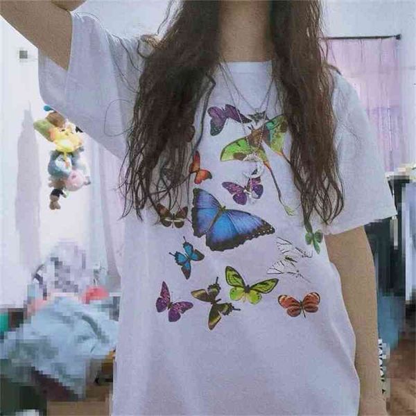 

kite butterfly spring summer tees protect papillons, vintage shirt, nature botanical drawing t shirt 210512, White