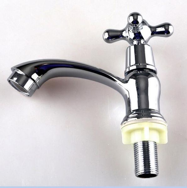 

kitchen faucets cross handle single hole sink faucet vertical cold chorme