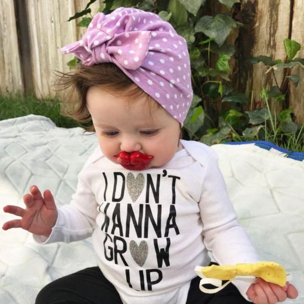 

caps & hats baby bow tie polka dot knotted hat turban born ear pure color cute headband, Yellow