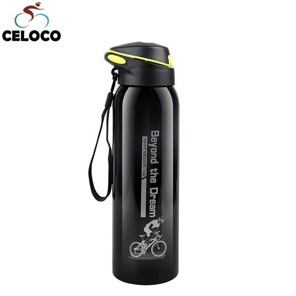 

water bottles & cages 500ml bike bottle outdoor sport running mountain cycling warm-keeping bicycle kettle drink stainless steel cup