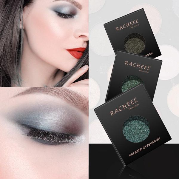 

glitter eyeshadow single color makeup palette fashion malachite green diamond eye shadow box1