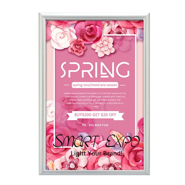 

clip p holder advertising display 50x70cm poster stand with 25mm profile