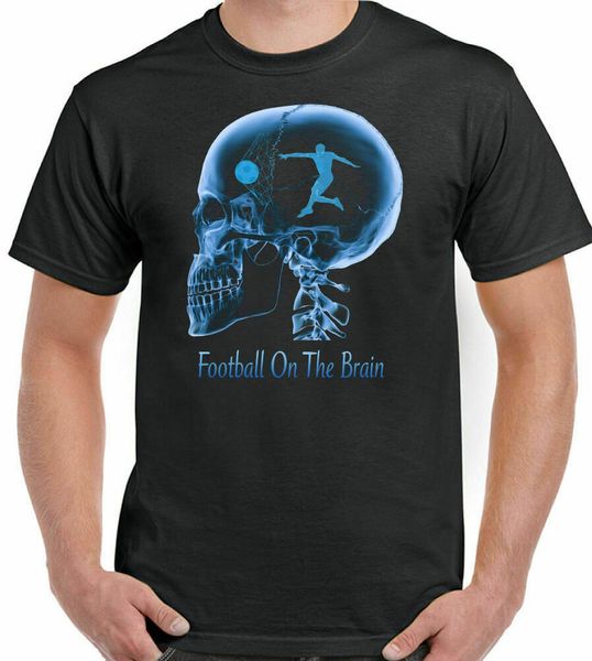 

football shirt player in the brain funny man football player coach, White;black