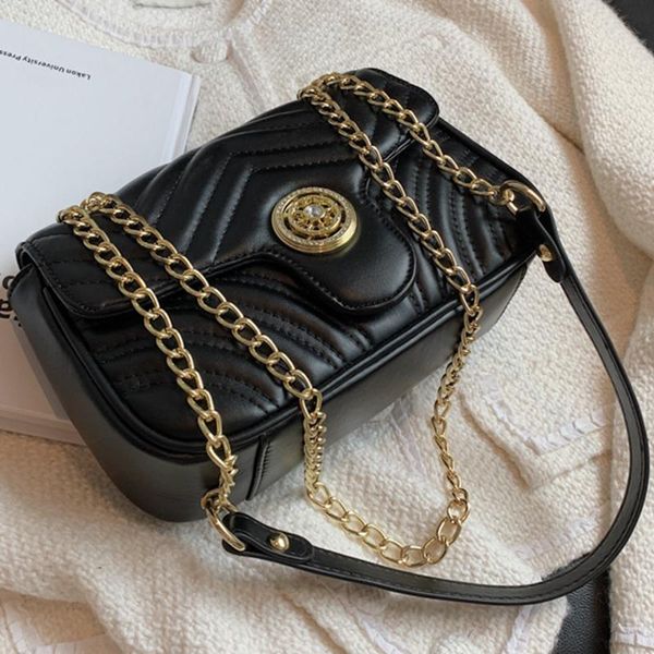 

evening bags korean style chain women's bag small large sequined crossbody women 2021 pu leather waterproof shoulder