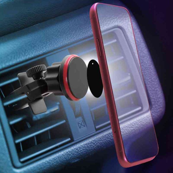 

cell phone mounts magnetic suction mobile bracket 360 degree rotation lucky red air outlet type
