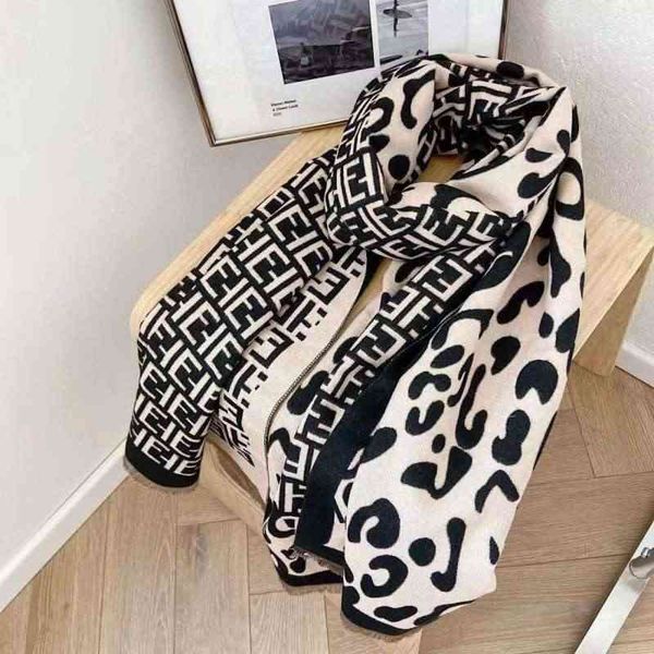 

design scarf ins style appearance 2021 cashmere scarf female autumn and new korean student warm two, Blue;gray