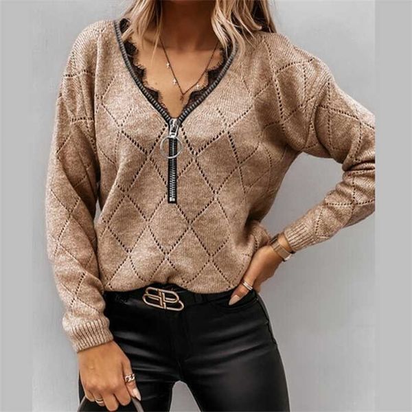 

autumn heart leopard print knit sweater elegant pearl beaded women sweet casual sweaters winter warm o neck long sleeve pullover 211011, White;black
