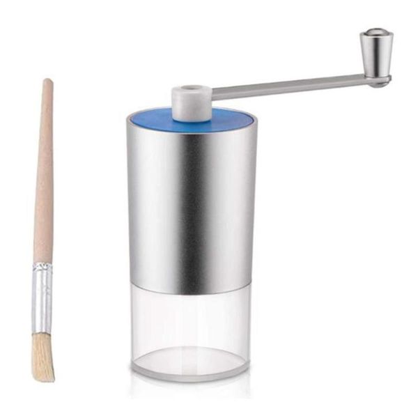 

manual coffee grinders grinder anti-jumping bean portable with adjustable burr hand crank mill for home,office