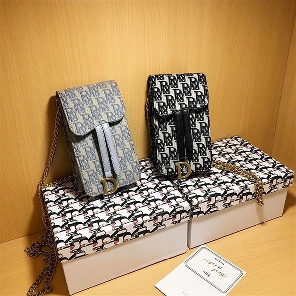 

factory store shop vertical mobile phone bag women new fashion versatile chain messenger net red mini canvas summer