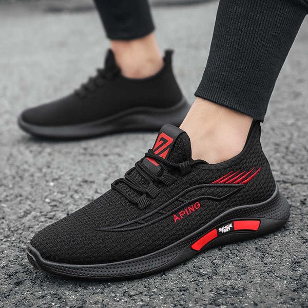 

men running shoes new flying woven men's shoes in spring and summer of 2021 traniers sneakers