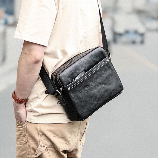 

hbp aetoo hand-made leather shoulder-length sloping bags, men's casual bags