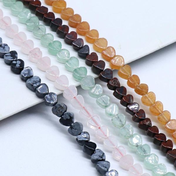 

other 4mm natural stone crystal beads heart shape rose quartzs for jewelry making diy women bracelet necklace accessories
