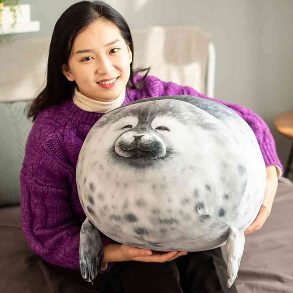 

new osaka simulated pillow plush toy aquarium small seal large doll cushion