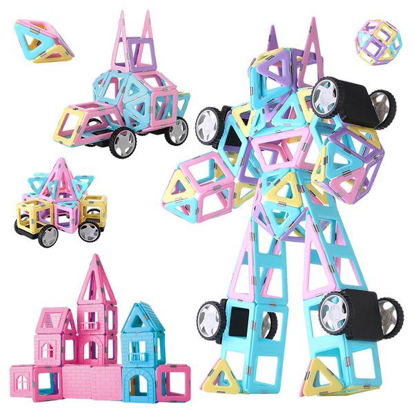 

109pcs big size magnetic designer construction set model&building blocks set magnet tiles toys educational toys for boys gifts