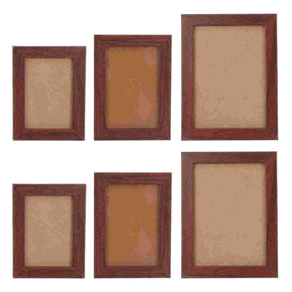 

frames 6pcs wooden picture frame table setting collage for deskdecor
