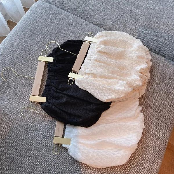 

shorts girls summer baby cute bubble lantern children's exotic versatile p5852, Black