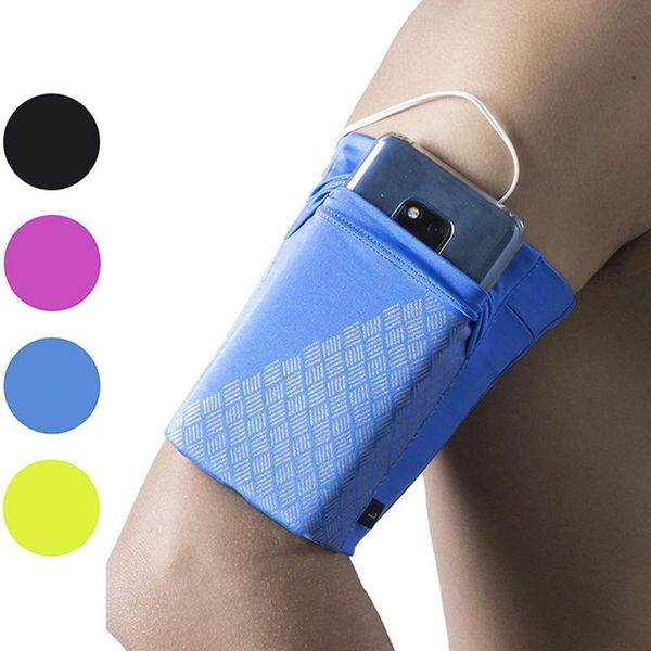 

sports mobile phone arm bag non-slip anti-sweat outdoor running cycling hiking fitness reflective armband bags