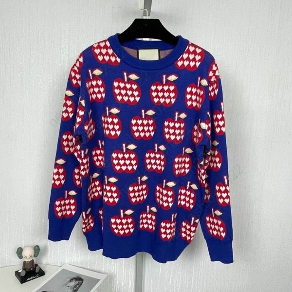 

designer sweater men women senior classic leisure multicolor autumn winter keep warm comfortable women's g les pommes cotton sweater p, White;black