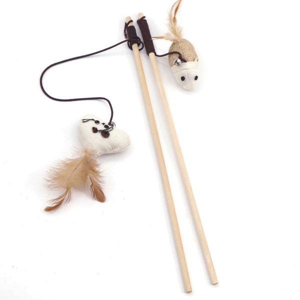 

cat toys pet toy feather funny stick kitty supplies