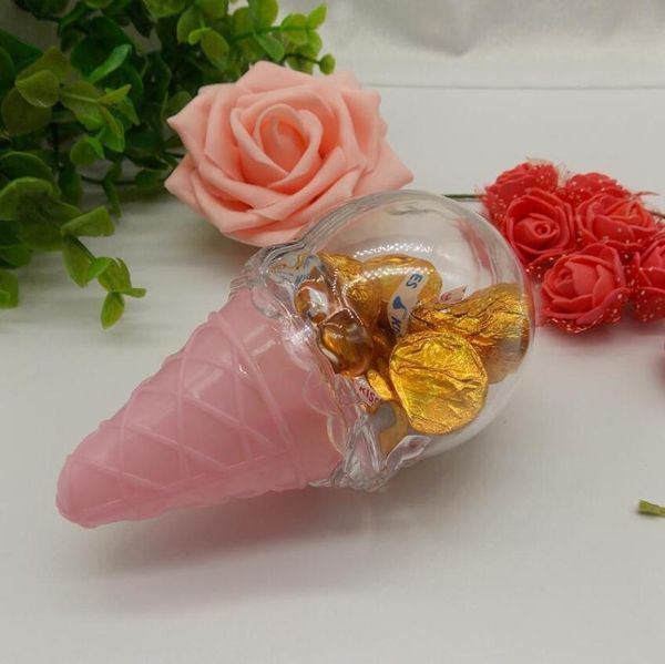 

gift wrap 20pcs big plastic ice cream shape candy chocolate box boxes for wedding party birthday baby shower favors