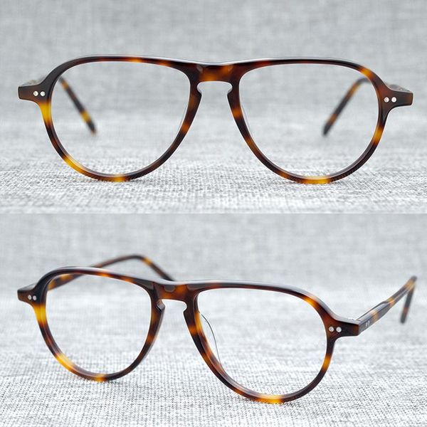 

fashion sunglasses frames transparent woman glasses men pilot style accessories myopia vintage brand designer male female, Black