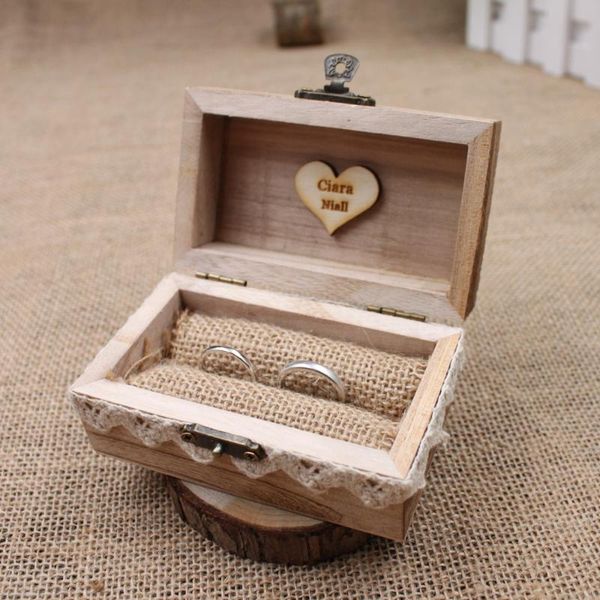 

other event & party supplies rustic wedding ring box holder ,custom box, personalized / valentines engagement wooden bearer