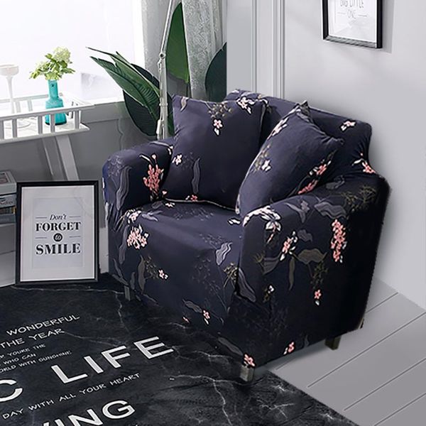 

chair covers printing elastic sofa cover stretch slipcovers for living room couch l shape armchair single/two/three seat