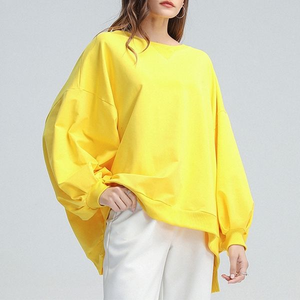 

casual dresses women long oversize loose sweatshirt lantern sleeve fleece pullovers tracksuit trj5, Black;gray