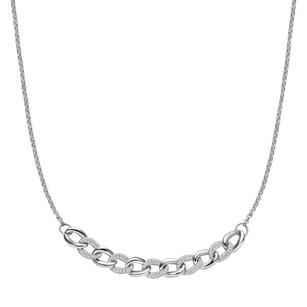 

pendant necklaces anqier 925 sterling silver cool chain hip-hop necklace dazzling zircon universal with party fashion jewelry for women