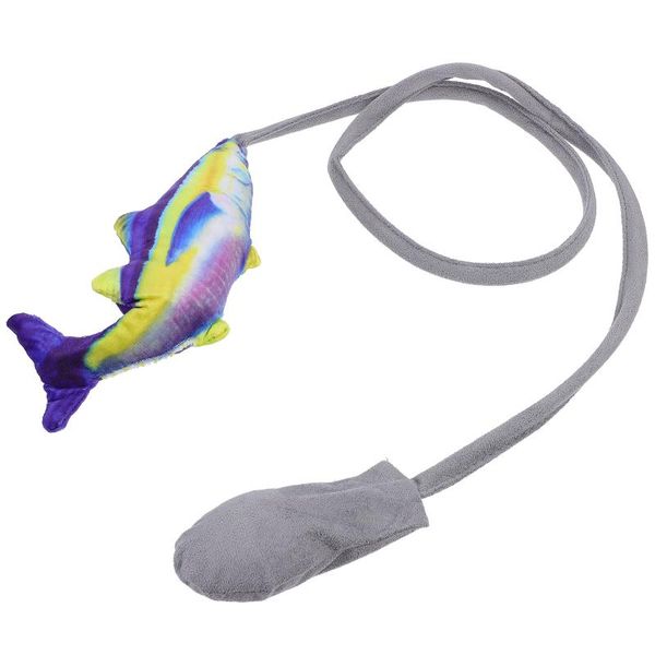 

cat toys imitation fish with air bag interactive pet plush for kitten