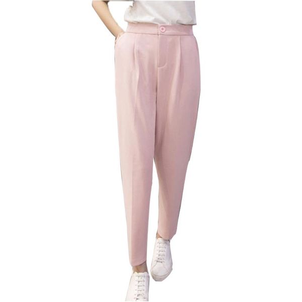 

women's pants & capris spring dating daily fashion stretch street shopping casual high waist straight women, Black;white