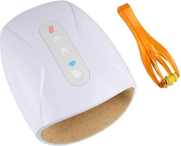 

cordless electric hand massager machine with compression point therapy palm beauty care air massagers