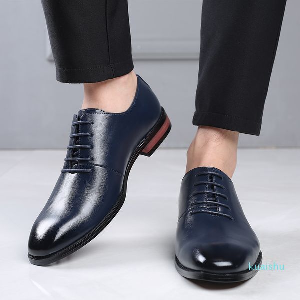 

luxurys designers shoes men business dress shoes leather pointed oxfords formal shoes male party wedding footwear, Black