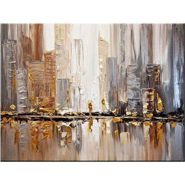 

paintings sdoyuno abstract paint by numbers city landscape diy for adults calligraphy painting modern wall art canvas home decor