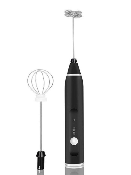 

blender rechargeable electric egg beater milk coffee bar stirring tea baking cream foam double spring manual