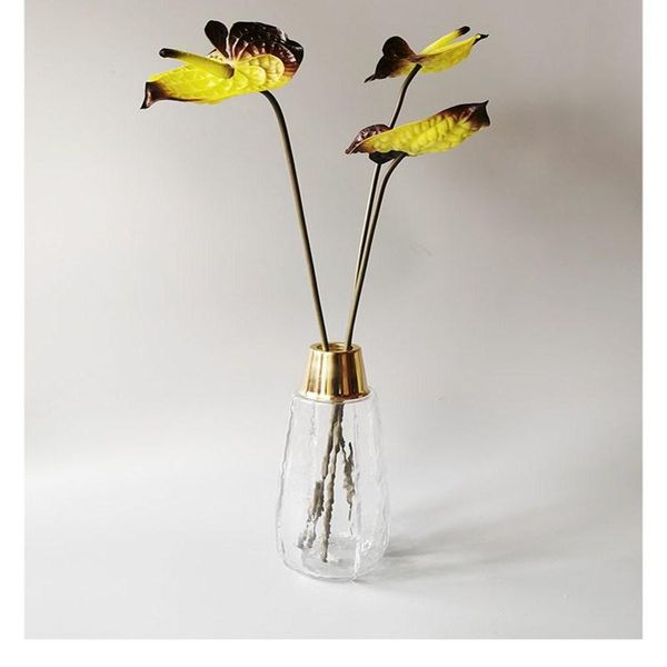 

decorative flowers & wreaths artificial pu flower flamingo bird hand for restaurant home decoration