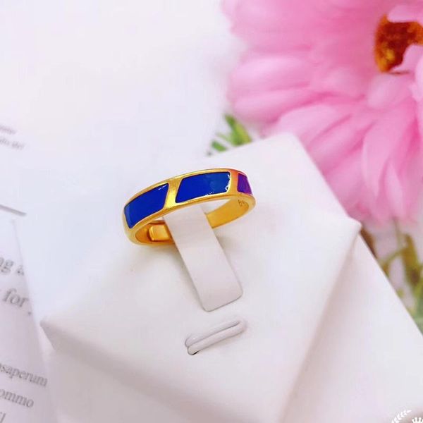 

cluster rings omhxfc jewelry wholesale ym357 european fashion fine woman girl party birthday wedding gift geometric resizable 24kt gold ring, Golden;silver