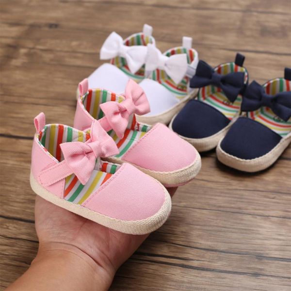 

first walkers emmababy baby girls mary jane flats non-slip princess wedding dress shoes with bowknot