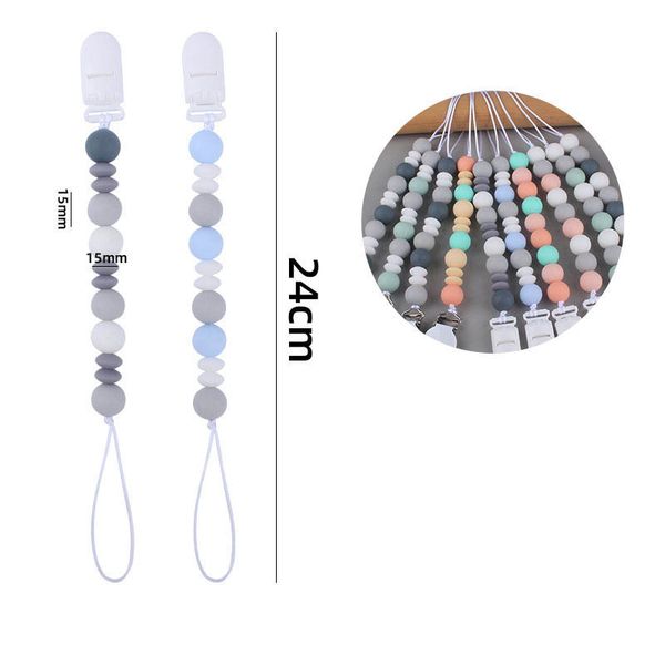 

pacifier holders baby clips weaning teething natural wooden girl kids chew toys accessories infant supplies soothe nipple chain creative sil