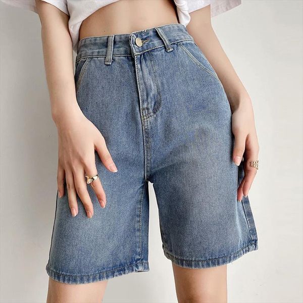 

casual denim zipper hgh womens shorts waist loose girls cool, White;black