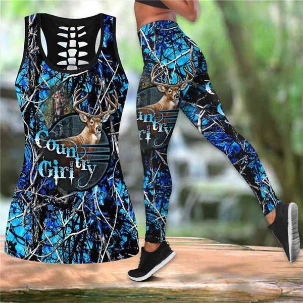 

colorful sports sets for women graphic tank and high waist leggings plus size gothic print 2 piece clothes female, Gray