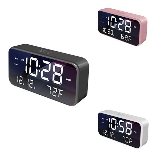 

charging electronic alarm clock bedroom student snooze other clocks & accessories