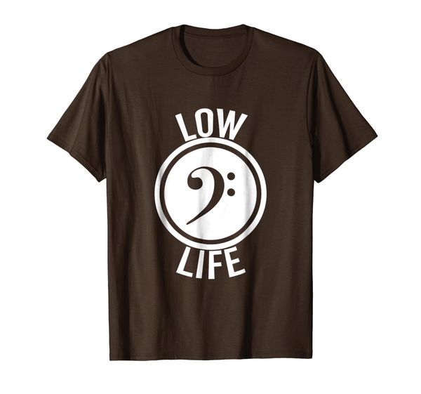 

Low Life Bass Clef Guitar Player Music F-Clef Funny T-Shirt, Mainly pictures