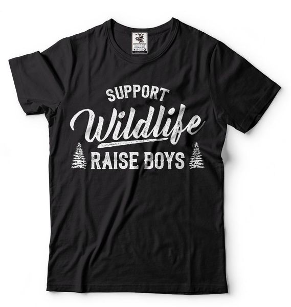 

father of boys mother of boys t-shirt wildlife funny fathers day t-shirt mens t, White;black