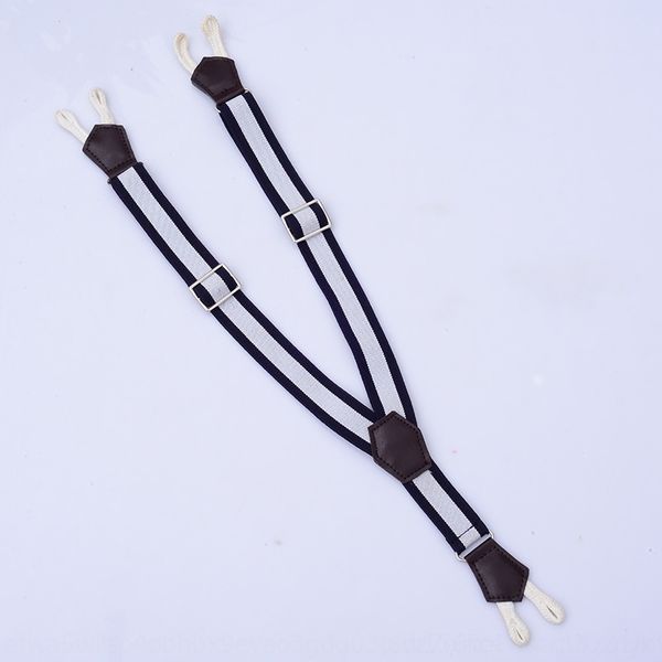 

PPp children's leather 3-clip suspenders striped slingfor boys and girls children's leather 3-clip striped suspender slingfor b, Black;white