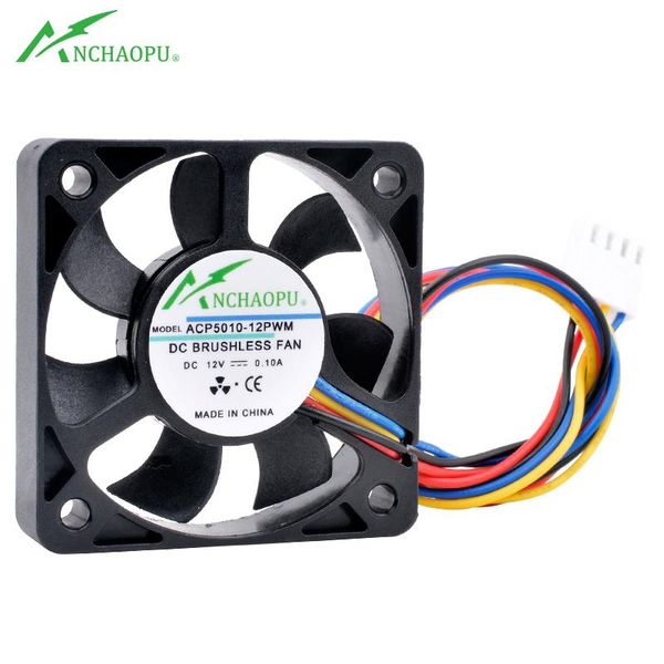 

fans & coolings acp5010-12pwm 5cm 50mm fan 50x50x10mm 5010 dc12v 0.10a 4pin cooling for the cpu of north and south bridge chassis