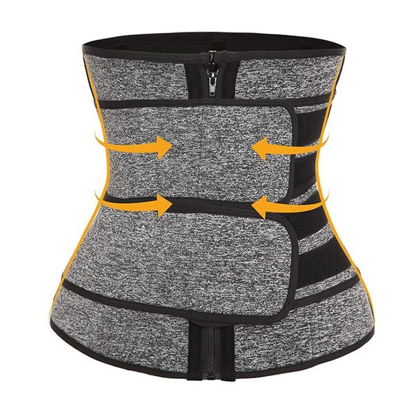 

women's shapers body shaper waist trainer corset sweat slimming underwear belt women weight loss neoprene sauna trimmer workout fitness, Black;white
